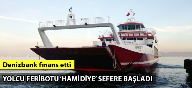 İstanbullines, yeni feribotu Hamidiye'ye kavuştu
