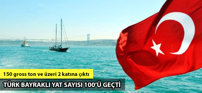 Türk bayraklı büyük yat sayısı 100'ü geçti