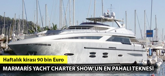 Marmaris Yacht Charter Show'un en lüks yatı: Meya Meya