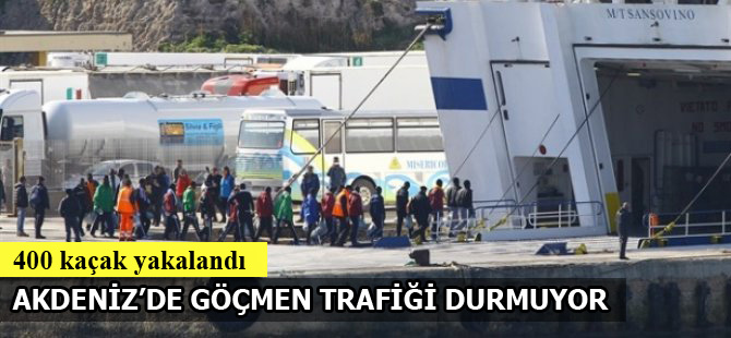 Akdeniz’de kaçak göçmen trafiği durulmuyor