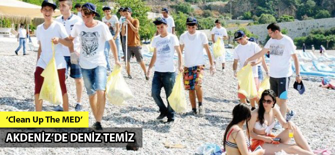 Deniz Temiz Derneği (TURMEPA) Antalya'da deniz ve kıyı temizliği gerçekleştirdi