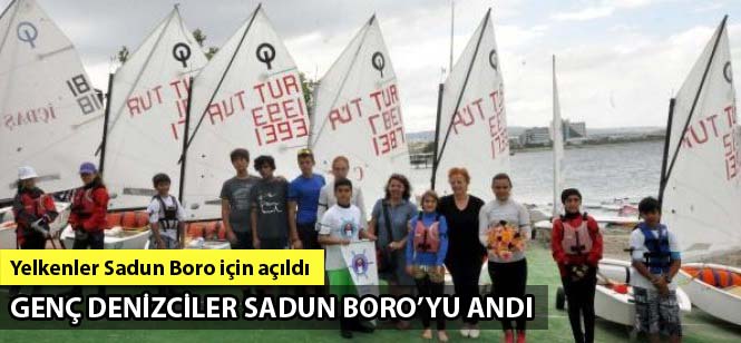 İÇDAŞ Yelken Kulübü sporcuları Sadun Boro anısına Çanakkale Boğazı'na çiçek bıraktı