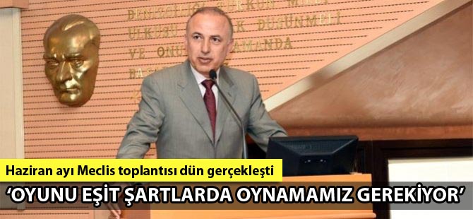Metin Kalkavan: Oyunu eşit şartlarla oynamamız gerekiyor