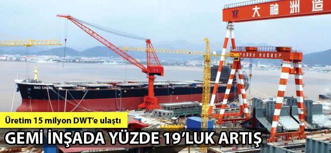 Gemi siparişlerindeki artış devam ediyor