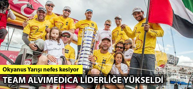 Volvo Ocean Race'de Türk takımı Team Alvimedica lider durumda
