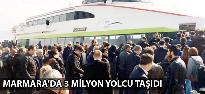 Burulaş, Marmara'da 3 milyon yolcu taşıdı