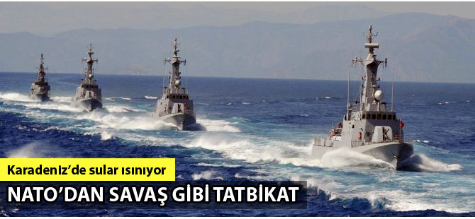 NATO'dan Karadeniz'de dev tatbikat