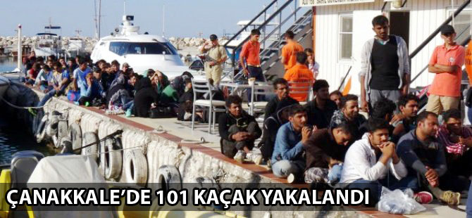 Ege Denizi'nde 101 kaçak yakalandı