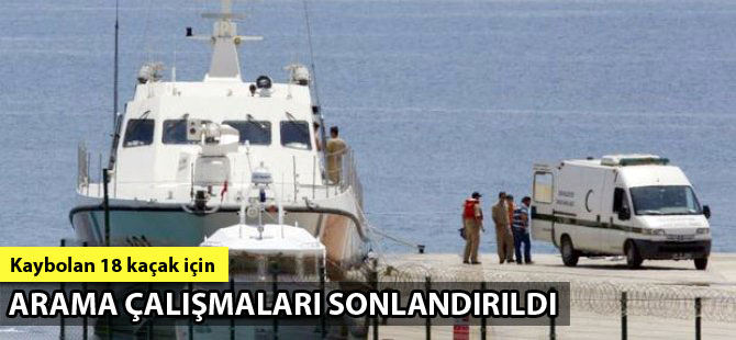 Didim'de kaybolan 18 kaçak için arama çalışmaları sonlandırıldı