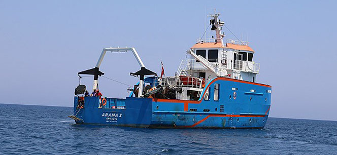 'Arama 1' gemisi balık stokunu araştırıyor