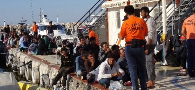 Çanakkale’de 718 kaçak göçmen yakalandı