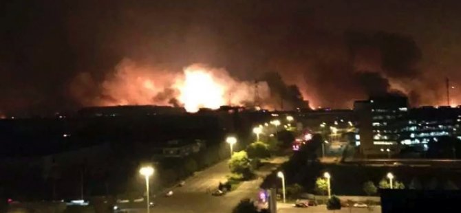 Çin'in Tianjin Limanı'nda patlama: 44 ölü, 520 yaralı