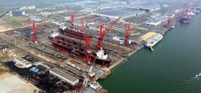 Japon gemi inşa sektöründe şok düşüş