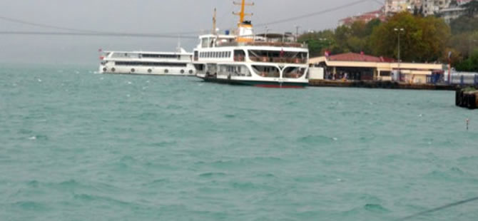 İstanbul Boğazı bir gece de renk değiştirdi