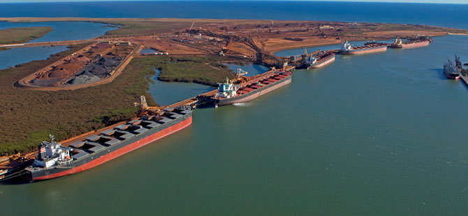 Hedland limanından yapılan ihracat %42,2 arttı