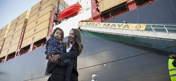 MSC yeni gemisine Türk torunun ismini verdi