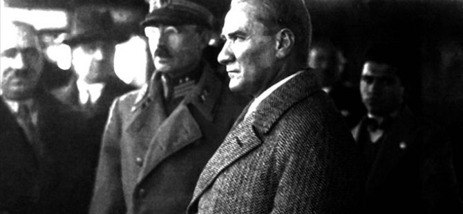 Atatürk'ü sevgi ve saygıyla anıyoruz