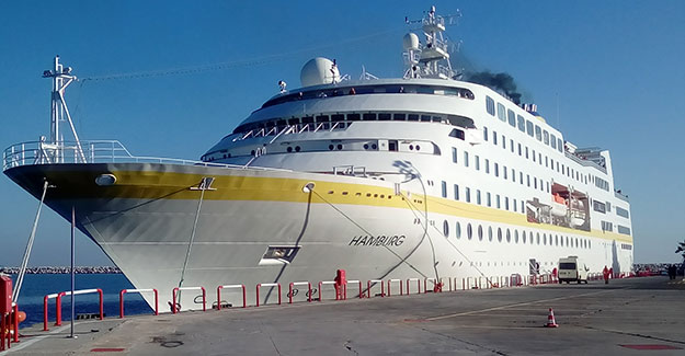 Port Akdeniz sezonu M/S Hamburg gemisi ile kapattı