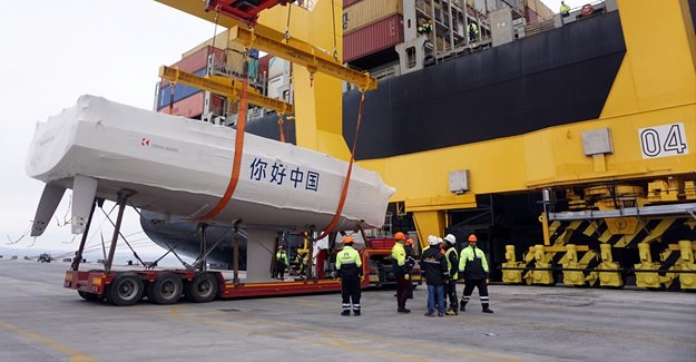 Asyaport'tan Çin'e yat sevkiyatı