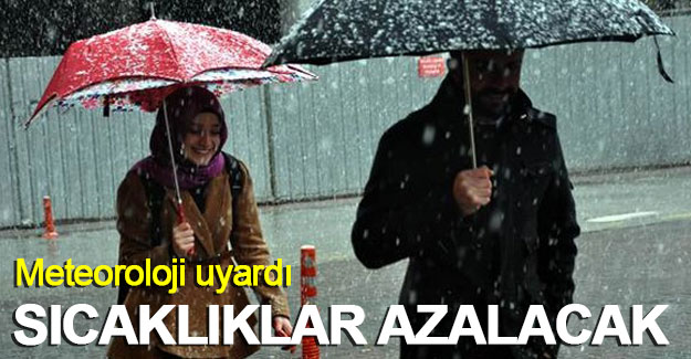 Meteoroloji uyardı: Sıcaklıklar azalacak