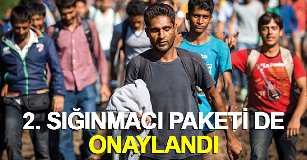 Alman parlamentosu 2. Sığınmacı Paketi'ni de onayladı