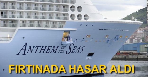 Anthem of the Seas fırtınaya yakalandı