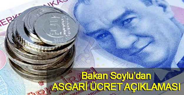 Bakan Soylu'dan "asgari ücret" açıklaması