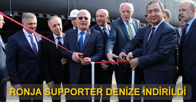 Çeksan Tersanesi, Ronja Supporter’ı denize indirdi