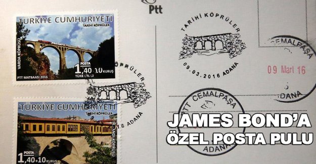 James Bond'a özel posta pulu basıldı