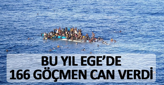 Ege Denizi'nde bu yıl 166 göçmen hayatını kaybetti