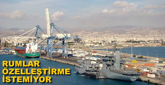 Limasol Limanı'nda özelleştirme karşıtı grev başladı