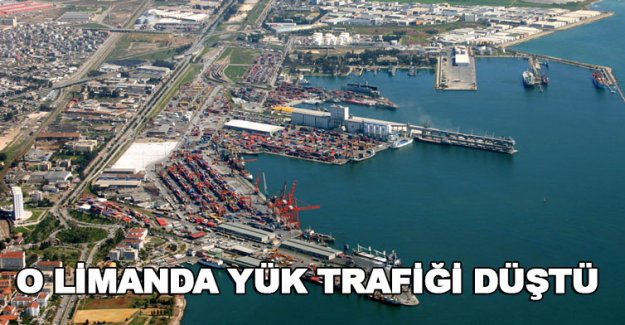 Mersin Limanı'nda yük trafiği azaldı