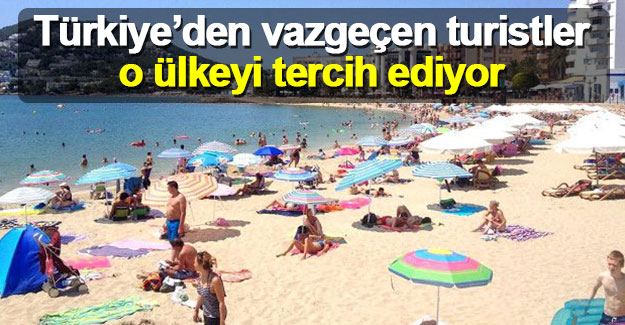 Türkiye'den vazgeçen turistler İspanya'ya yöneliyor