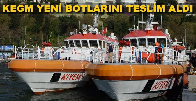 Kıyı Emniyeti yeni botlarını teslim aldı