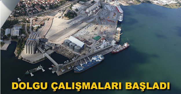 Safi Port Derince'de dolgu çalışmaları başladı