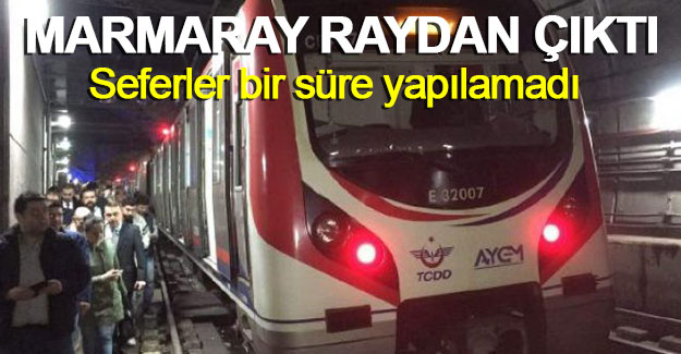 Marmaray'da teknik arıza