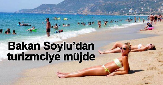 Bakan Soylu'dan turizmciye müjde