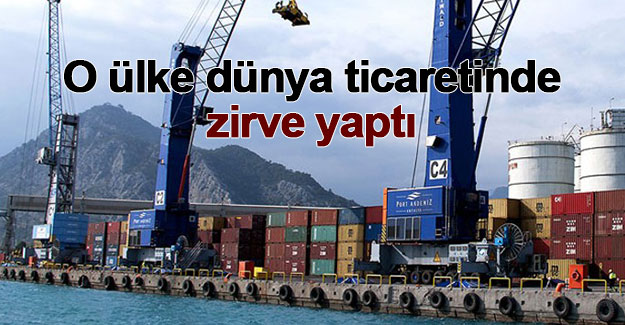 Çin'den dünya ticaretinde yüzde 13,8'lik zirve