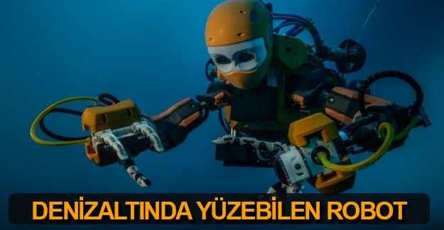 Ocean One kod adlı robot deniz altında yüzebiliyor