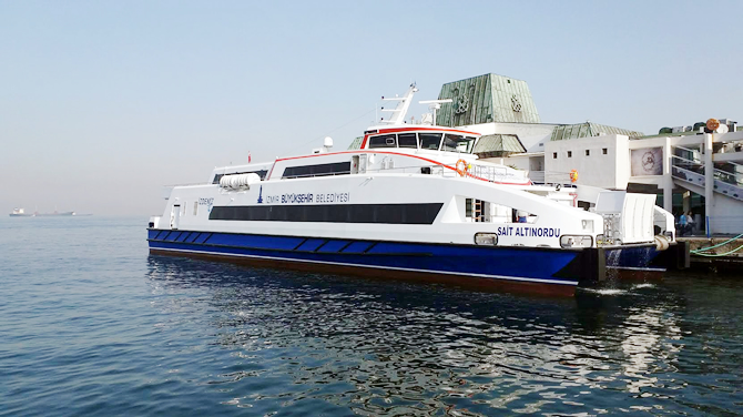 İzmir’in yeni denizotobüsü yarın hizmete alınacak