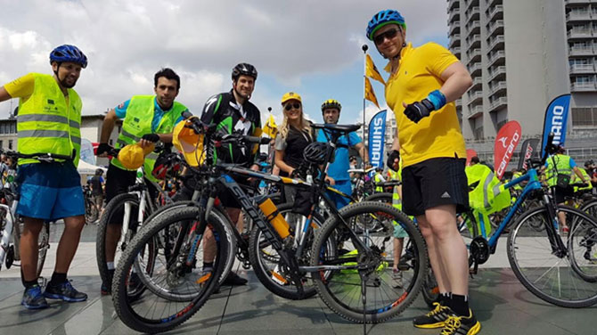 MSC Grubu Bisiklet Gönüllüleri çevre için pedal çevirdi
