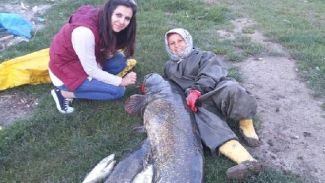 Öyle bir balık avladı ki