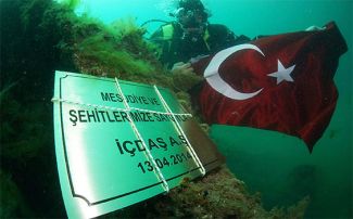 Mesudiye Zırhlısı'na anı dalışı