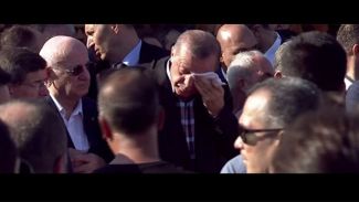 Cumhurbaşkanı Erdoğan gözyaşlarını tutamadı