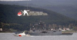 Rus Donanmasına ait 3 gemi, Çanakkale Boğazı'ndan geçti