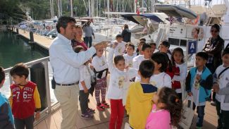 "Marina Eğitimleri" projesiyle çocuklar denizi öğreniyor