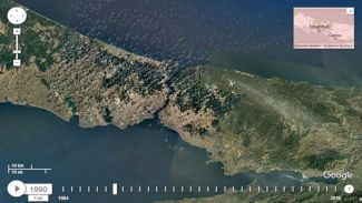 32 Yıllık Uydu Görüntüsüyle İstanbul