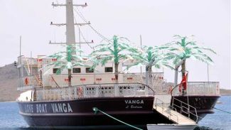 Palmiyeli ’Love Boat Vanga’ denize indi