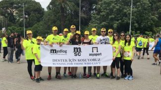 MSC Grubu omurilik felçlileri için koştu