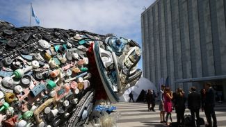 İşte o sanat eserleri okyanustaki atıklardan yapıldı!